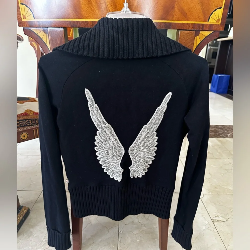Twisted Heart Angel Wing Bomber Jacket